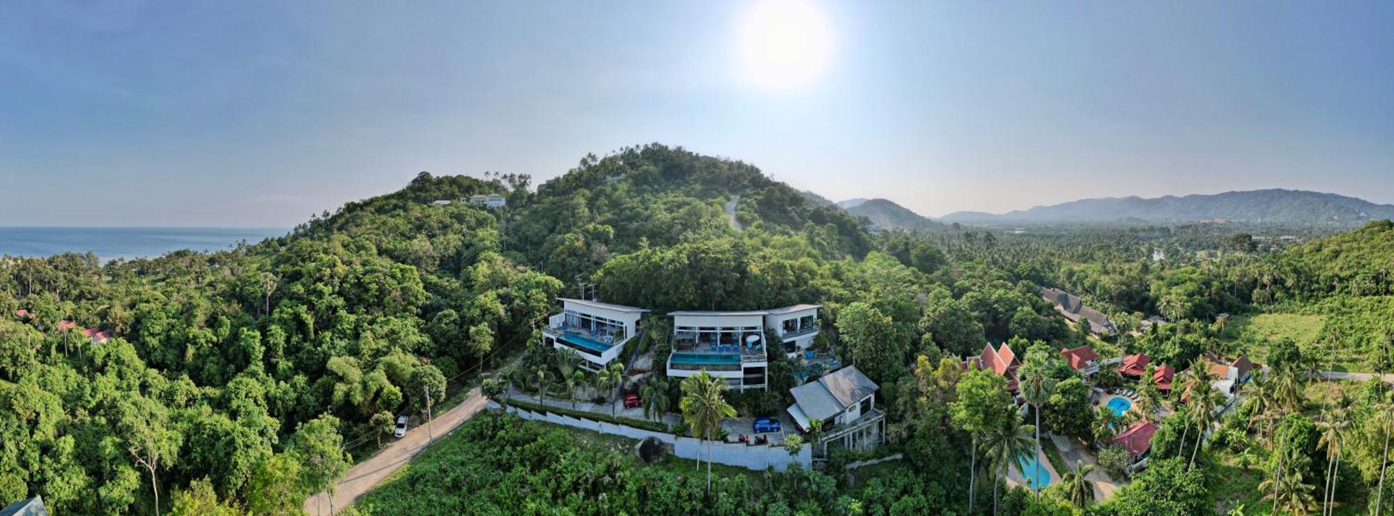 Ko Samui Seaview Pool Villa Seren With Car Laem Set Beach Esterno foto
