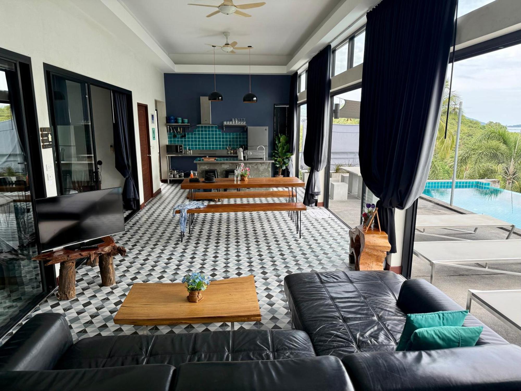 Ko Samui Seaview Pool Villa Seren With Car Laem Set Beach Esterno foto