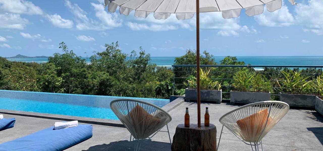 Ko Samui Seaview Pool Villa Seren With Car Laem Set Beach Esterno foto